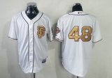 San Francisco Giants 48# SANDOVAL gold white new jerseys