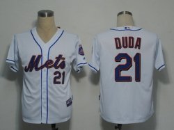 MLB Jerseys New York Mets 21 Duda White