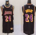 Los Angeles Lakers #24 Kobe Bryant black Nike nba jerseys-BD