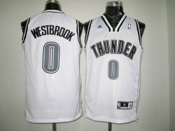 New New Oklahoma City #0 Brian Westbrook White NBA Jerseys-