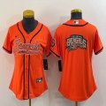 Youth Nike Cincinnati Bengals blank orange baseball jerseys Joint name-BD 01