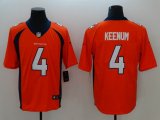 Nike Broncos #4 Case Keenum orange Color Rush Limited Jersey