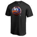 Men's New York Islanders Fanatics Branded Black Midnight Mascot Big & Tall T-Shirt