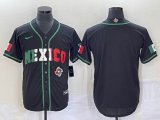 2023 World Cup Mexico blank black new majestic MLB baseball Jerseys-BD 31