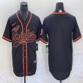 Nike Baltimore Orioles Blank black majestic baseball jersey Joint name-BD