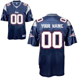 New England Patriots Customized Personalized Team Color Jersey