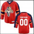 Customized Florida Panthers red NHL Hockey Jerseys