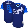 New Kansas City Royals #8 Moose blue classic baseball Jerseys