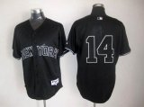 New York Yankees #14 Black MLB Jerseys