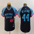 Youth National League #44 Elly De La Cruz Nike Navy 2024 MLB All-Star Game Limited Player Jersey 02