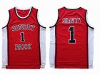 Sunset Park #1 Starr Shawty red Movie Basketball Jerseys