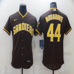 Nike San Diego Padres #44 Musgrove Brown Flexbase Authentic Collection Jersey-BD