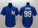 New York Yankees #99 Judge blue majestic baseball jersey