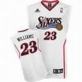 Philadelphia 76ers #23 Louis Williams White NBA Jerseys