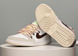 Women 2023 Air Jordan 1 basketball Shoes white gray beige 01