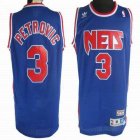 NBA New Jersey Nets #3 Drazen Petrovic Soul Swingman Blue Jersey