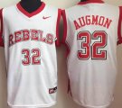 University of Nevada Las Vegas #32 Augmon white ncaa basketball jersey