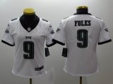 Women Nike Philadelphia Eagles #9 Nick Foles white Color Rush Limited Jersey