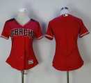 Women Arizona Diamondbacks blank Red Baseball Jersey