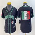 Women 2023 World Cup Mexico blank black majestic MLB baseball Jerseys-BD 06