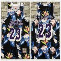 Los Angeles Lakers 23 LeBron James camo Throwback NBA basketball jerseys-s8