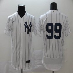 Nike New York Yankees #99 Aaron Judge White Flexbase Authentic Collection Jersey