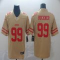 San Francisco 49ers #99 Buckner nike yellow Color Rush Limited Jersey Inverted version