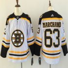 Adidas Boston Bruins Brad Marchand #63 White Black New ice hockey Jersey 01