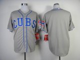 Chicago Cubs Blank throwback gray new mlb Jersey