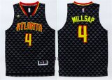 Atlanta Hawks #4 Paul Millsap black Stitched NBA Basketball Jersey