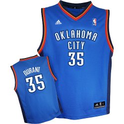 Oklahoma Thunder 35 DURANT blue jersey