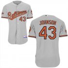 Baltimore Orioles 43 Jim Johnson gray MLB Jerseys