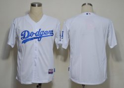 Los Angeles Dodgers Blank MLB Jerseys White