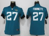 Women Nike Jacksonville Jaguars 27 Fournette Green 2018 Vapor Untouchable player jerseys