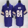 Nike Minnesota Vikings #84 Randy Moss Purple throwback Color Rush Limited Jersey