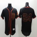 San Francisco Giants 24# Willie Mays black Flexbase Authentic Collection Jersey