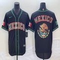 2023 World Cup Mexico blank black new majestic MLB baseball Jerseys-BD 30