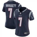 Women Patriots #7 Brissett Nike blue Color Rush Limited Jersey