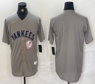 Nike New York Yankees blank gray MLB baseball Jersey -BD 06