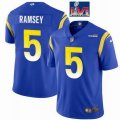 Nike Rams #5 Jalen Ramsey blue Color Rush Limited Jersey