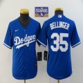 Youth Nike Los Angeles Dodgers #35 Cody Bellinger white 2020 Dodger World Series Champions majestic mlb jersey