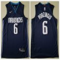 Dallas Mavericks #6 Porzingis dark blue nike nba jersey-ty