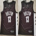 Nike Brooklyn Nets #13 James Harden black NBA basketball Jerseys-XD