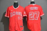 Nike Nike Anaheim Angels #27 Mike Trout red Flexbase Authentic Collection Jersey