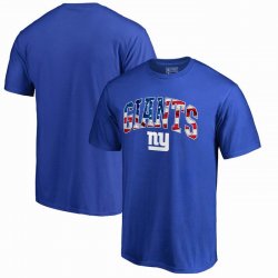 New York Giants NFL Pro Line by Fanatics Branded Banner Wave T-Shirt - Royal