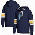 Custom Adidas St.Louis Blues blue personality Ice Hockey Hooded Sweatshirt