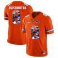 Custom Florida Gators #8 Nick Washington orange fashion college football jersey