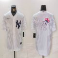 Nike Yankees blank white MLB baseball Jersey -BD 05