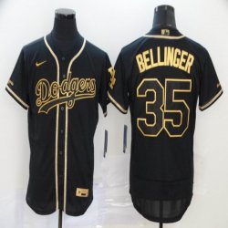 Nike Los Angeles Dodgers 35 Cody Bellinger black Flexbase Authentic Collection Jersey