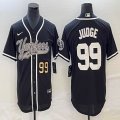 Nike New York Yankees #99 Aaron Judge black majestic baseball Jersey Joint name 01